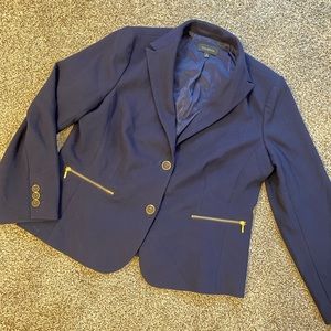 Talbots Women’s Navy Blue Suit Jacket Blazer size 16